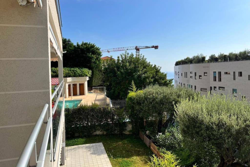 Les Jardins De Monaco Vue Mer Et Piscine Apartment Saint-Antoine  ภายนอก รูปภาพ