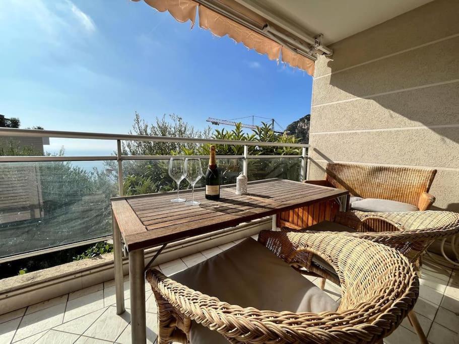 Les Jardins De Monaco Vue Mer Et Piscine Apartment Saint-Antoine  ภายนอก รูปภาพ