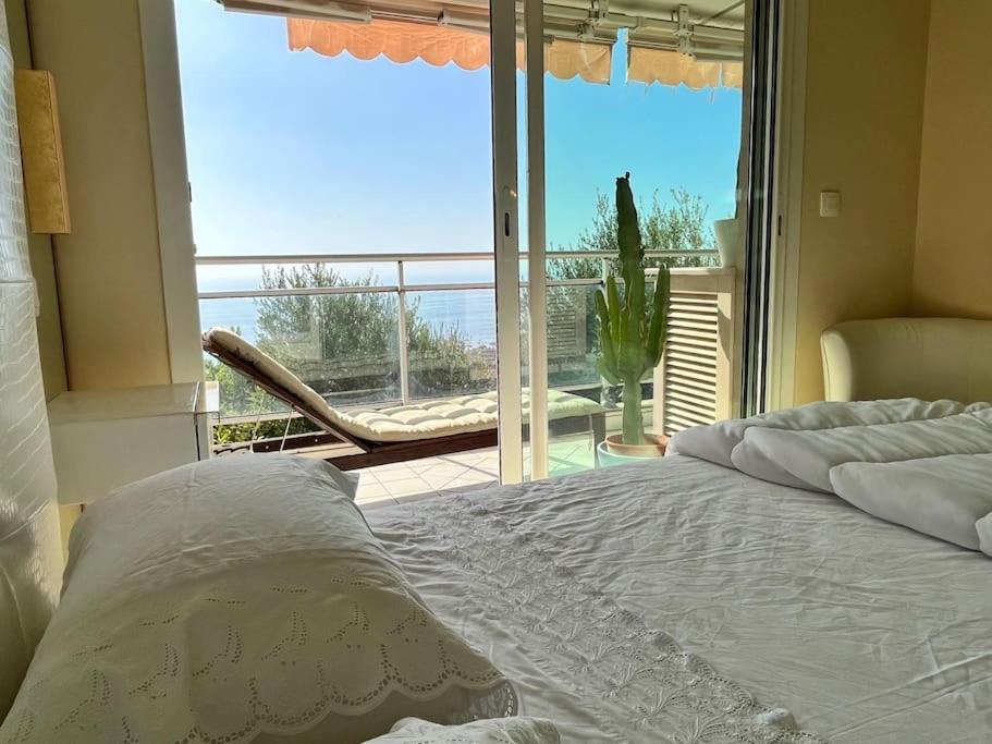 Les Jardins De Monaco Vue Mer Et Piscine Apartment Saint-Antoine  ภายนอก รูปภาพ
